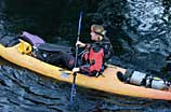 Photo of Jill Heinerth in kayak