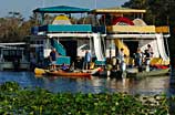 Photo of houseboats in morning light